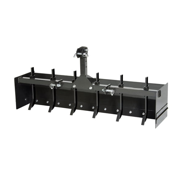 IMPACT IMPLEMENTS® 55" Three-Point Box Scraper for Cat-0 Tractors.