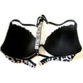thumbnail image 2 of Victoria's Secret Malibu Shine Rhinestone Gray Leopard Swim Bikini Top Cup Size 34D NWT, 2 of 2