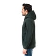 thumbnail image 2 of Pukka Blanks Unisex Heavyweight 300 GSM Fleece Hoodie Forest Green Large, 2 of 2
