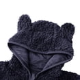 thumbnail image 5 of Newborn Baby Bear Snowsuit with Fold-Over Mittens and Footies Girls Boys Winter Fleece Clothes Hooded Romper Outfit 0-12Months, 5 of 5