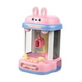 thumbnail image 4 of Máquina de Garra Pequeña para Niños, Máquina de Agarre con Música Y Luces, Juego de Arcade Electrónico, Juguetes Pequeños Electrónicos para Niños, Reg 8 muñecas rosa, 4 of 8
