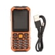thumbnail image 1 of Teléfono celular para personas mayores 2G Dual SIM Botón grande Pantalla HD de 2.4 pulgadas Batería de larga duración de 6800 mAh Teléfono celular para personas mayores desbloqueado para personas mayores Naranja, 1 of 8