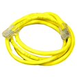 thumbnail image 1 of Leviton Jaune Chat 5 3 Pieds Ethernet LAN Patch Cordon Câble Réseau Cat5 52455-3Y, 1 of 1