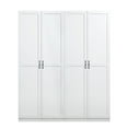 thumbnail image 1 of Manhattan Comfort Hopkins Armoire de Rangement Moderne 3.0 en Blanc - Ensemble de 2, 1 of 4