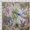 thumbnail image 4 of oneOone Rayon Medium Purple Fabric Tropical Animal Sewing Material Print Fabric By The Yard 56 Inch Wide, 4 of 4
