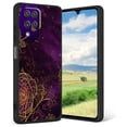 thumbnail image 1 of Purplish-Gold-Floral-Dark-Grunge-1 Phone Case, Degined for Samsung Galaxy A42 Case Men Women, Flexible Silicone Shockproof Case for Samsung Galaxy A42, 1 of 1