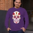 thumbnail image 4 of Kansas City Sugar Skull Long Sleeve T-shirt KC Die-Hard Football Fan Tailgating, 4 of 7