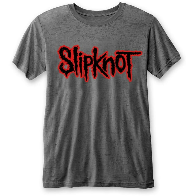 Slipknot Adult Burnout Logo T-Shirt