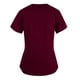 thumbnail image 3 of Monos de color sólido con cuello en V para mujer, camisetas de uniforme de trabajo de manga corta con estampado de posicionamiento parcial Pompotops  hkajfhjk472337, 3 of 6