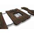 thumbnail image 3 of 3 Panel Shabby Chic Recycled Wood Wall Photo Frame, 3 of 4
