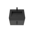 thumbnail image 4 of Nile 24" Black Wood Floating Vanity with Black Top and Black Trim, 4 of 10