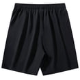 thumbnail image 6 of Trgacdwlo Mens Quick Dry Shorts Elastic Waist Drawstring Men’s Workout Shorts Wide Leg Summer Fishing Gym Shorts for Men with Pocket Black L, 6 of 6
