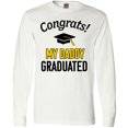 thumbnail image 3 of Inktastic Congrats My Daddy Graduated with cap Long Sleeve T-Shirt, 3 of 5