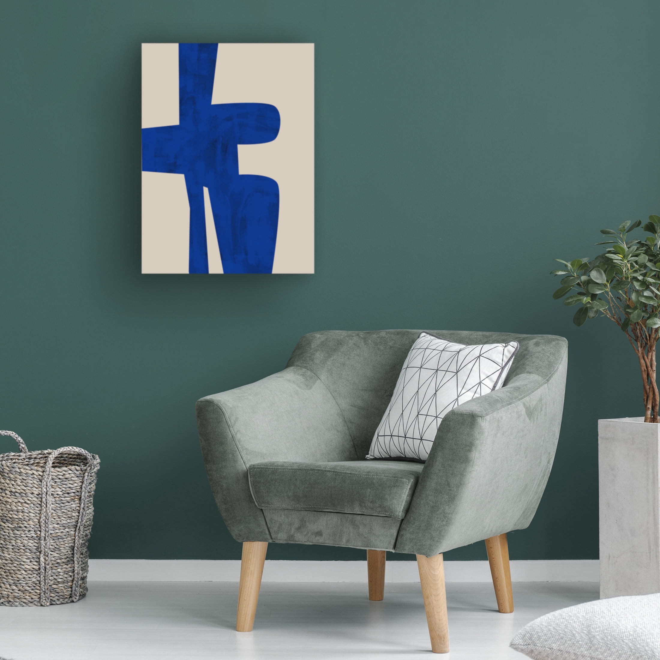 Trademark Fine Art Elena Ristova  Indigo62 Canvas Wall Art