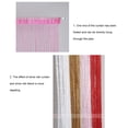 thumbnail image 3 of Cateissary Divisor de ventana con borlas de cuerda, decoración de boda, tamaño compacto, suavidad de larga duración, accesorio DIY, diseño de Kits de decoración para fiestas Rosa, 3 of 6
