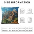 thumbnail image 5 of Nawypu  Zion National Park Utah Crag Throw Pillow Cover USA Pillow Cases Gift for Traveler Friends Pillows Nursery Decor Modern Linen Sofa Pillow Cover for Sofa Chair Car, 5 of 5