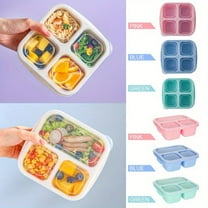 6 Pack Bento Box, Reusable Lunch Containers, Food Storage Containers With Lids, Stackable Snack Boxes