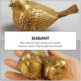 thumbnail image 4 of IDEANATEGRATE 1Pc Golden Household Decorative Sparrow for Wine Cabinet Warm Romantic Decor, 4 of 8