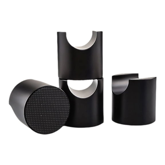 HOT 4pcs HIFI Cable Stand Booster Holder Support Frame Anti-Shock Foot Multi-Function Speaker Trailing Pad Black