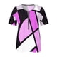 thumbnail image 4 of Blusa informal con cuello en V y manga corta con estampado de verano para mujer con estilo OAVQHLG3B Store  lin121212, 4 of 5