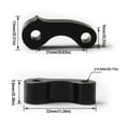 thumbnail image 4 of LOVIVER 2x Car Window Latch Hinge s Billet Rear Quarter for 1995-2004, 4 of 7