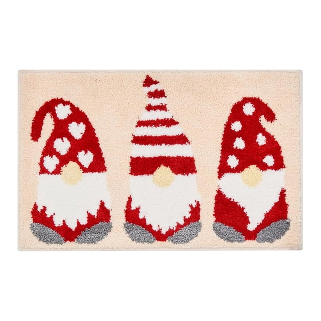 BAOPAI Mat Door Christmas Gingerbread Welcome Mat For Front Door Carpet Gingerbread Christmas Decoration For Entrance