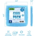 thumbnail image 3 of Ice Pack for Lunch Box - 5 Ice Packs - Original Slim & Long-Lasting Freezer Packs for your Lunch or Cooler Bag, 3 of 6