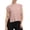 Pink, variant on Staron Women's Sleeveless Crop Top Crew Neck Loose Casual Sports Top Side Tie Asymmetric Hem High-Low Knit Tank, Black M