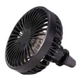 thumbnail image 2 of Nuevo ventilador para automóvil aire para automóvil refrigeración inalámbrica y silenciosa ventilador para automóvil recargable por USB (mini ventilador para automóvil HX-808), 2 of 9