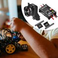 thumbnail image 5 of 2204 2400KV Brushless Outrunner Motor W/ Transmission & 30A Esc Toy Supplies (Black w Pedals), 5 of 10