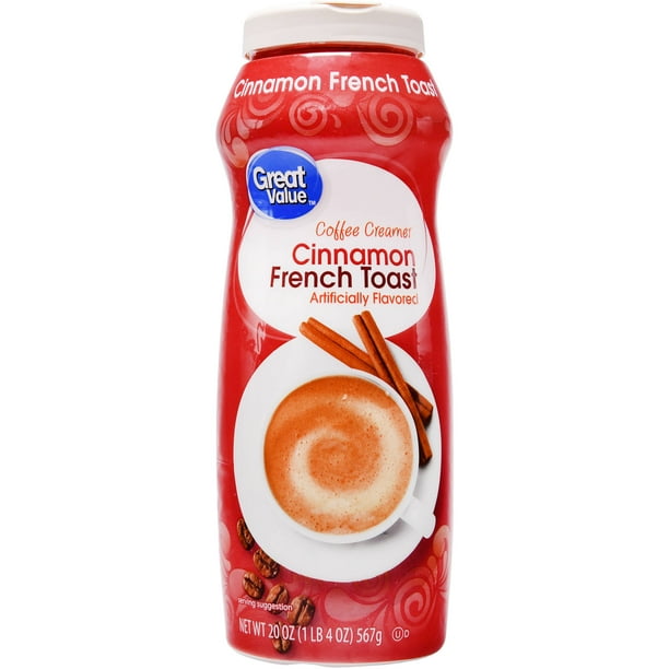 Great Value Coffee Creamer, Cinnamon French Toast, 20 oz