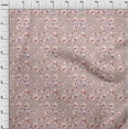 thumbnail image 4 of oneOone Cotton Cambric Dusty Pink Fabric Floral Sewing Material Print Fabric By The Yard 42 Inch Wide, 4 of 4
