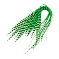 thumbnail image 2 of figatia 20 Pieces Fish Ribbon Sea Fishing Lure Set for Trout Striped Bass Grass Carp Green Black, 2 of 8