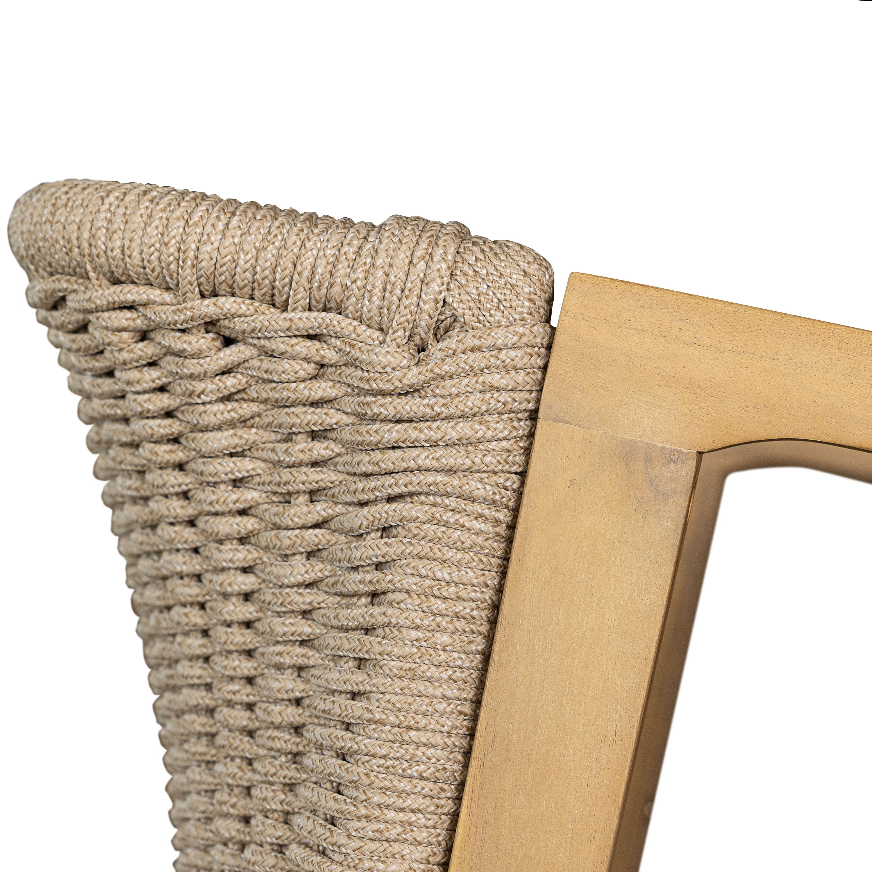 MAYEERTY Mid Century Modern Solid Wood Dining Chair with Armrests for Vanity For Living Room