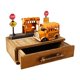 thumbnail image 3 of Organizador de escritorio de madera, cajón, cocina, oficina, hogar, contenedor, tocador, caja de almacenamiento Autobús escolar, 3 of 8