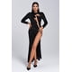 thumbnail image 1 of Vestido maxi Bellabarnetten Rebeka con lentejuelas y aberturas, 1 of 5