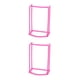 thumbnail image 2 of Ounissouiy Colgador de almacenamiento, soporte para colgar, estante de acabado, ropa de mano, soportes para ahorrar espacio, organizador, estante para el Rosado 2piezas Ounissouiy CBP075873, 2 of 5