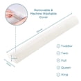 thumbnail image 2 of UBBCARE Rieles de espuma para cama de 52 pulgadas (paquete de 2), protectores de cama para niños pequeños, barandilla de seguridad portátil suave para niños pequeños, bebés, aptos para camas individua, 2 of 5