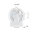 thumbnail image 3 of Vacemry under $5 Silicone Candle Mold, Circular Rabbit Butterfly Mold, Silicone Candle Holder Casting Kit for DIY Crafts, Reusable Plaster Wax Making Tool for Home Decor Projects, 3 of 7