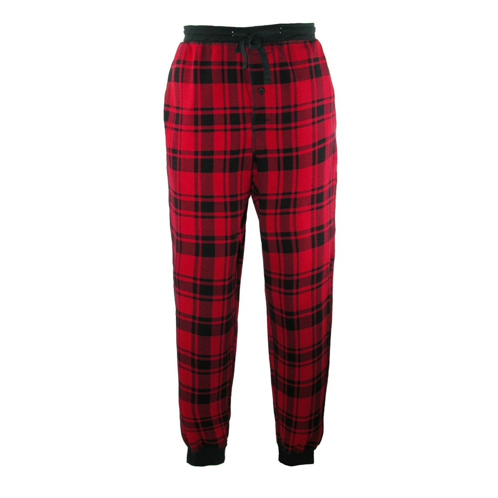 waffle knit jogger pants