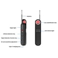 thumbnail image 3 of Camera Detectors, 6 Sensitivity Level Multifunctional GPS Tracking Device Detector Lightweight  for Hotels, 3 of 7