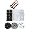thumbnail image 3 of 240PCS Pony Beads Kit Decorative Plastic Hair Beads DIY Bracelet Crafts with Box, 3 of 10