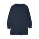 thumbnail image 3 of Vestido Mujer Casual Corto Color Sólido Cuello Redondo Traje Diario Básico Ygjytge Azul marino T XL para Mujer, 3 of 7