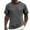 GY2, variant on Men's T Shirts European Solid Color Vertical Stripe Color Blocked Top for Men Casual Loose Comfortable Trendy Business foreign Trade Round Neck Short Sleeved T Shirt Size:S