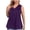 Purple, variant on Vmvidoty Women Summer V Neck Long Tank Tops Oversized Sleeveless Basic Solid Color Shirts Loose Casual Tunic Tops Green L