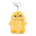 thumbnail image 1 of Llavero porta tarjetas fotográficas de peluche con dibujos de animales, protector de tarjetas, foto linda e informal Pato, 1 of 9