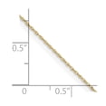 thumbnail image 6 of Auriga Fine Jewelry 14K Yellow Gold .4 mm Carded Cable Rope Chain Necklace for Women 16", 6 of 7