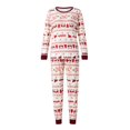 thumbnail image 3 of Christmas Family Sleepwear Set Striped Print Long Sleeve Top+Pants Sleepwear Set, 3 of 9