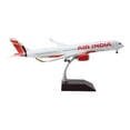 thumbnail image 3 of Airbus A350-900 Commercial Aircraft with Flaps Down "Air India" White w/Striped Tail 1/200 Diecast Model Airplane by GeminiJets, 3 of 7