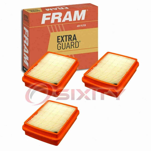 3 pc FRAM CA4778 Extra Guard Air Filters for 84902S A1232C AE6690 AF295 CA4645 CA7816 D6NN-9R500-B Intake Inlet Manifold Fuel Delivery Filters